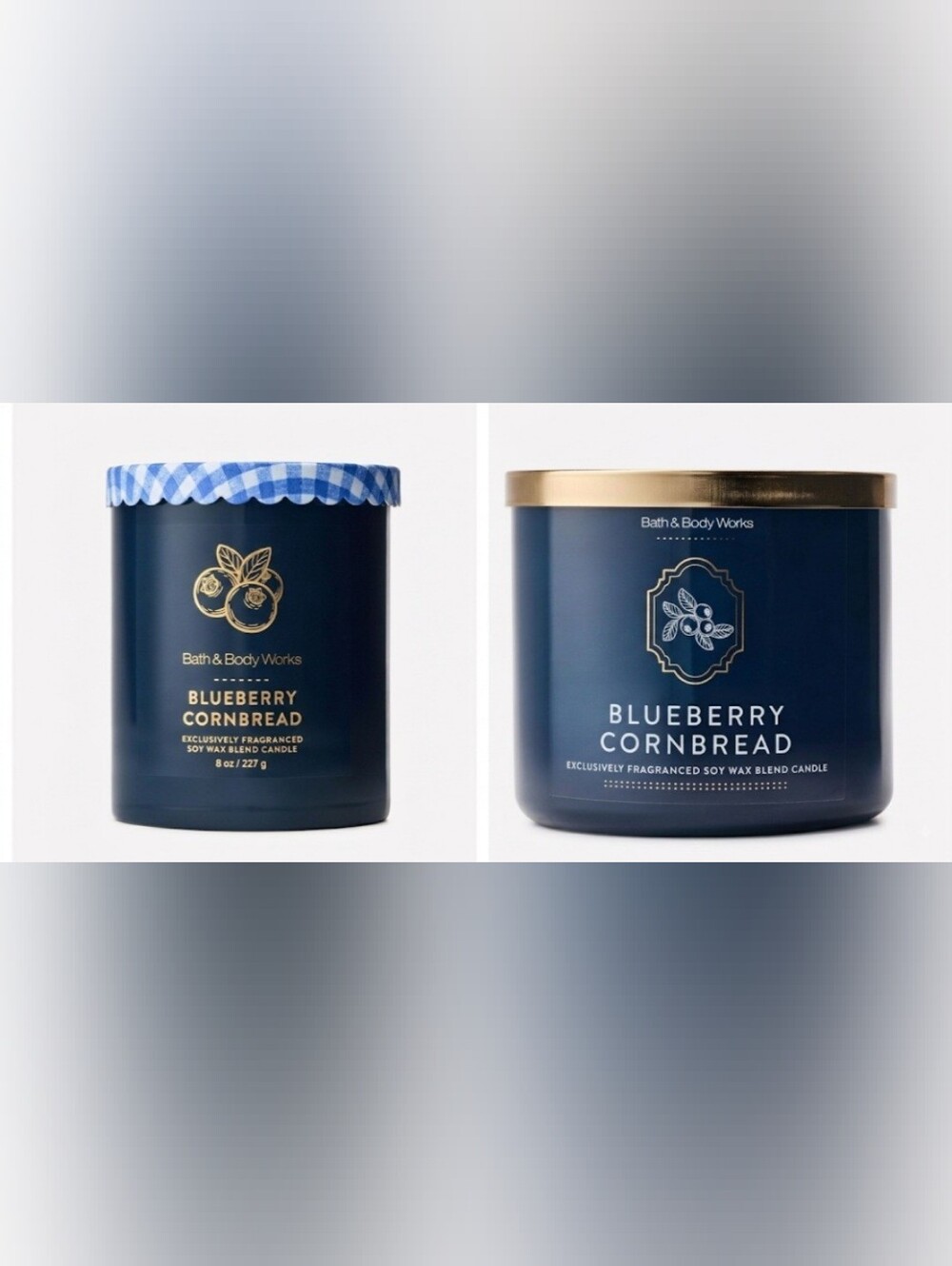 Bath And Body Works Blueberry Cornbread Candles